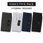 Executive Pack 4 Formal Trousers