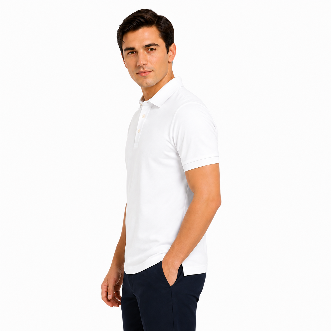 White Polo Shirt